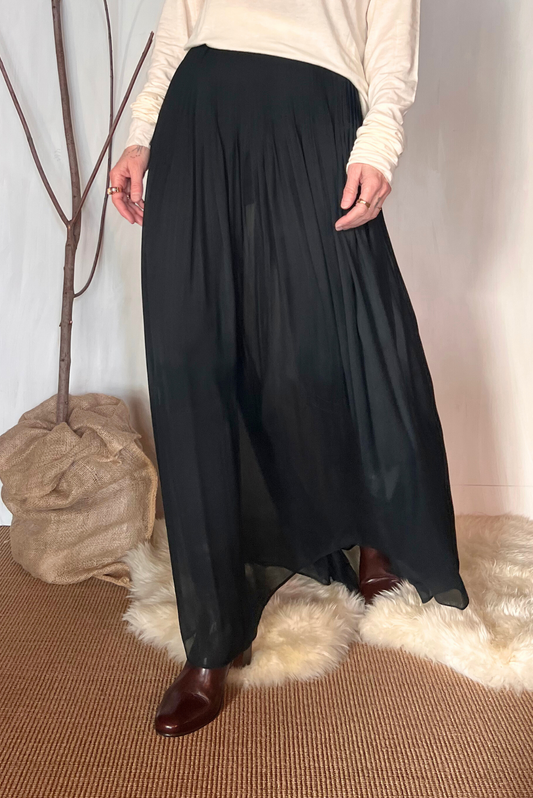 Gonna lunga plissettata