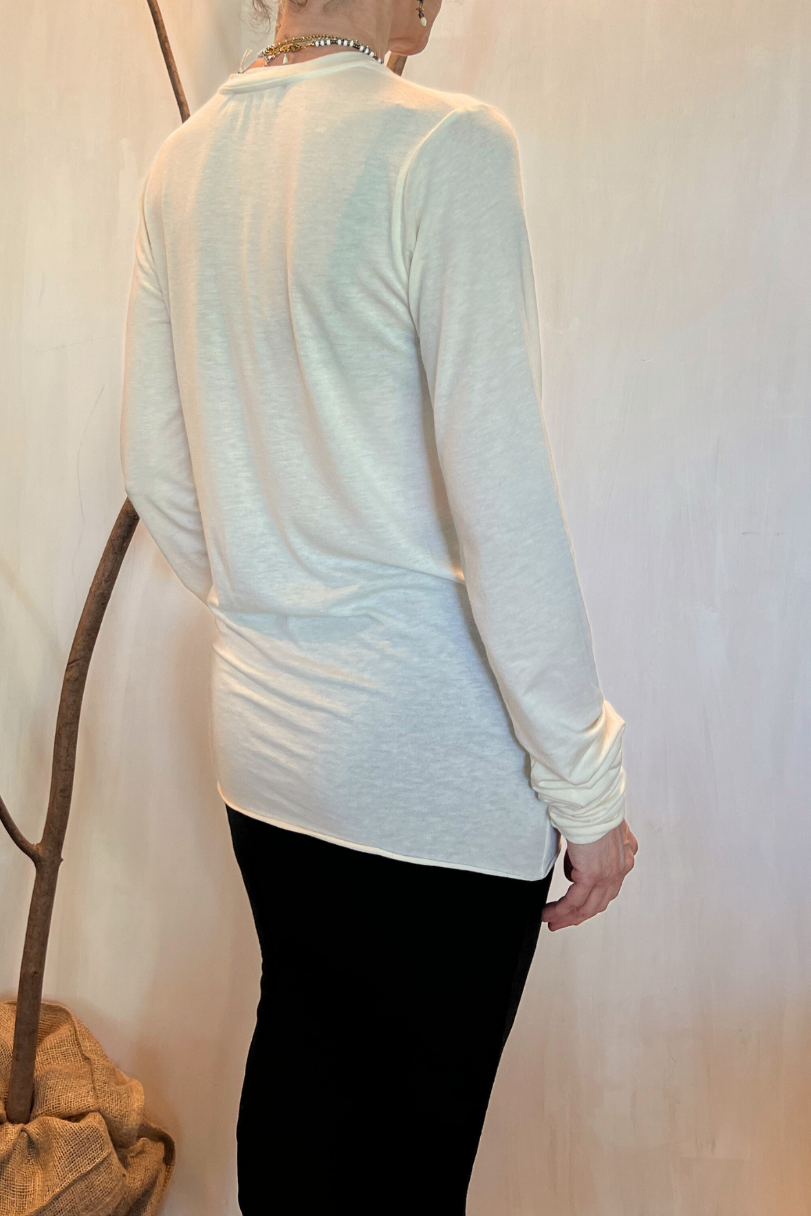 T-shirt misto cachemire
