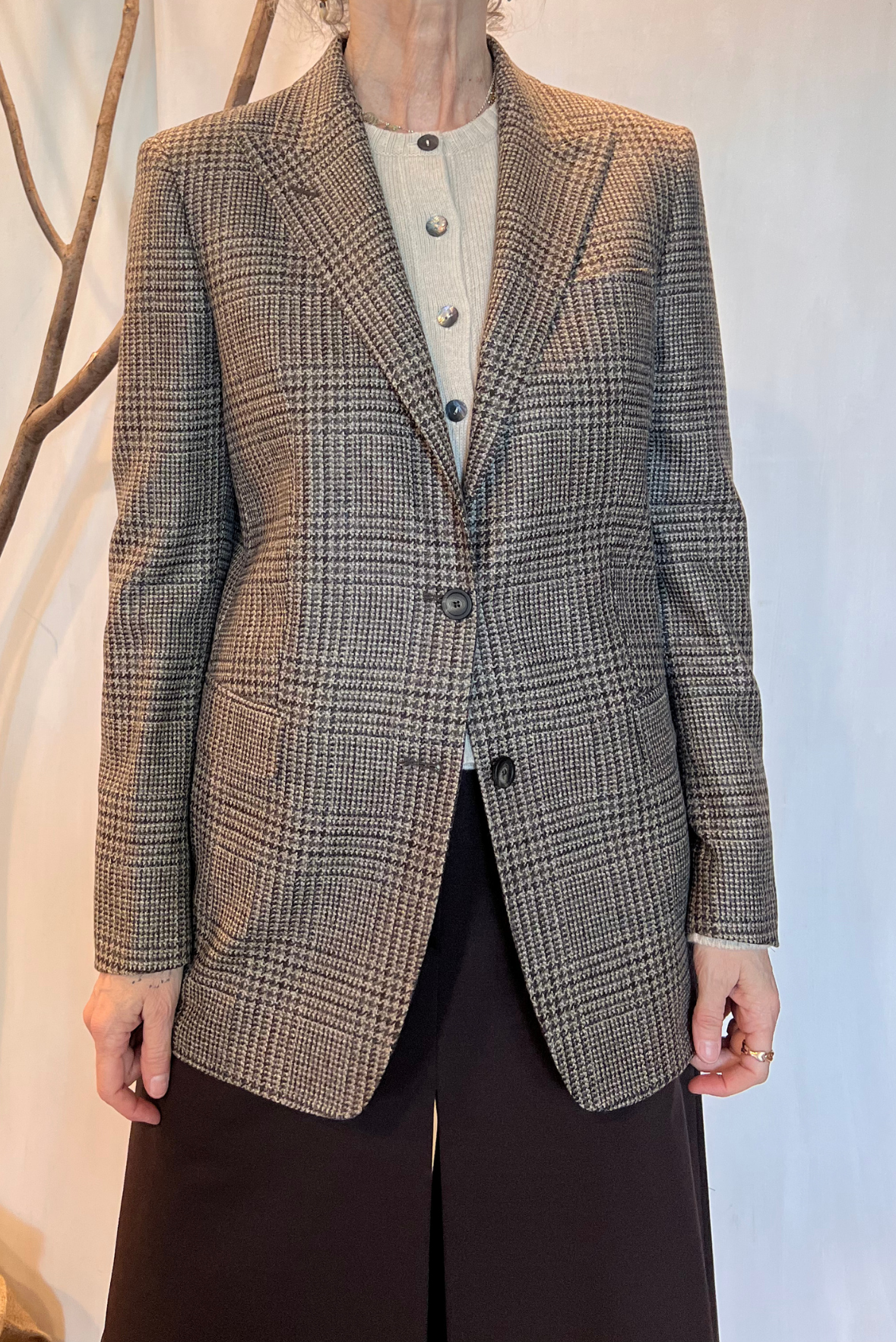 Blazer in lana misto kashmir