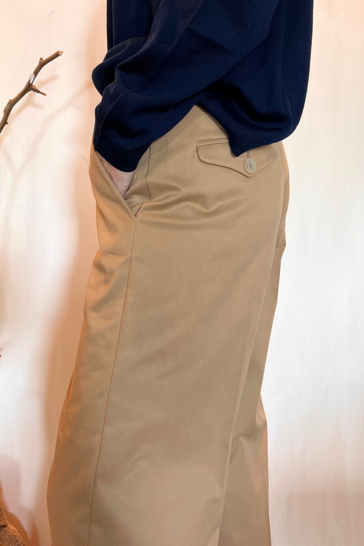 Pantalone chino palazzo
