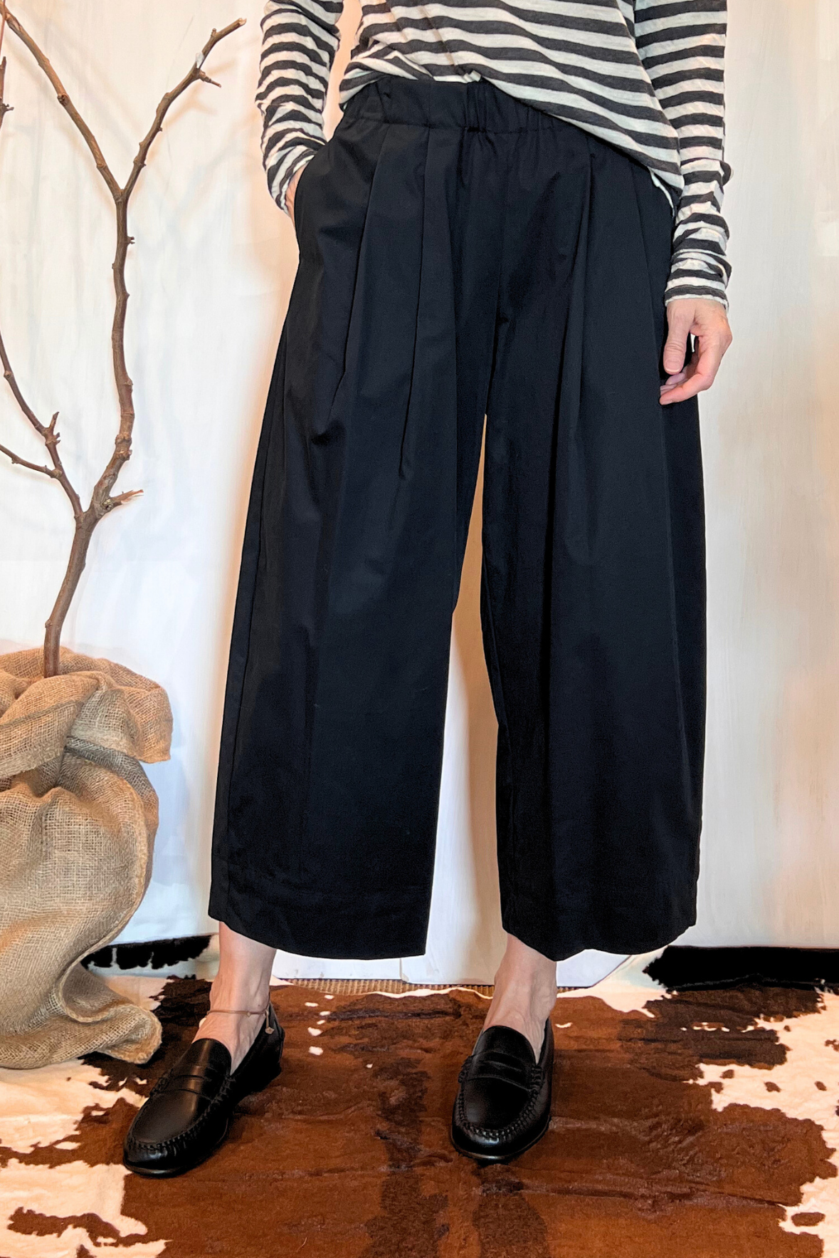 Pantalone balloon crop