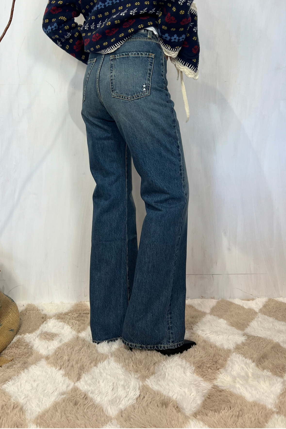 Jeans Blue slim svasato