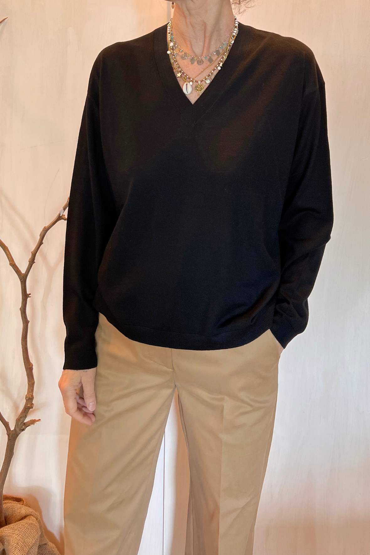 Maglia scollo a V
