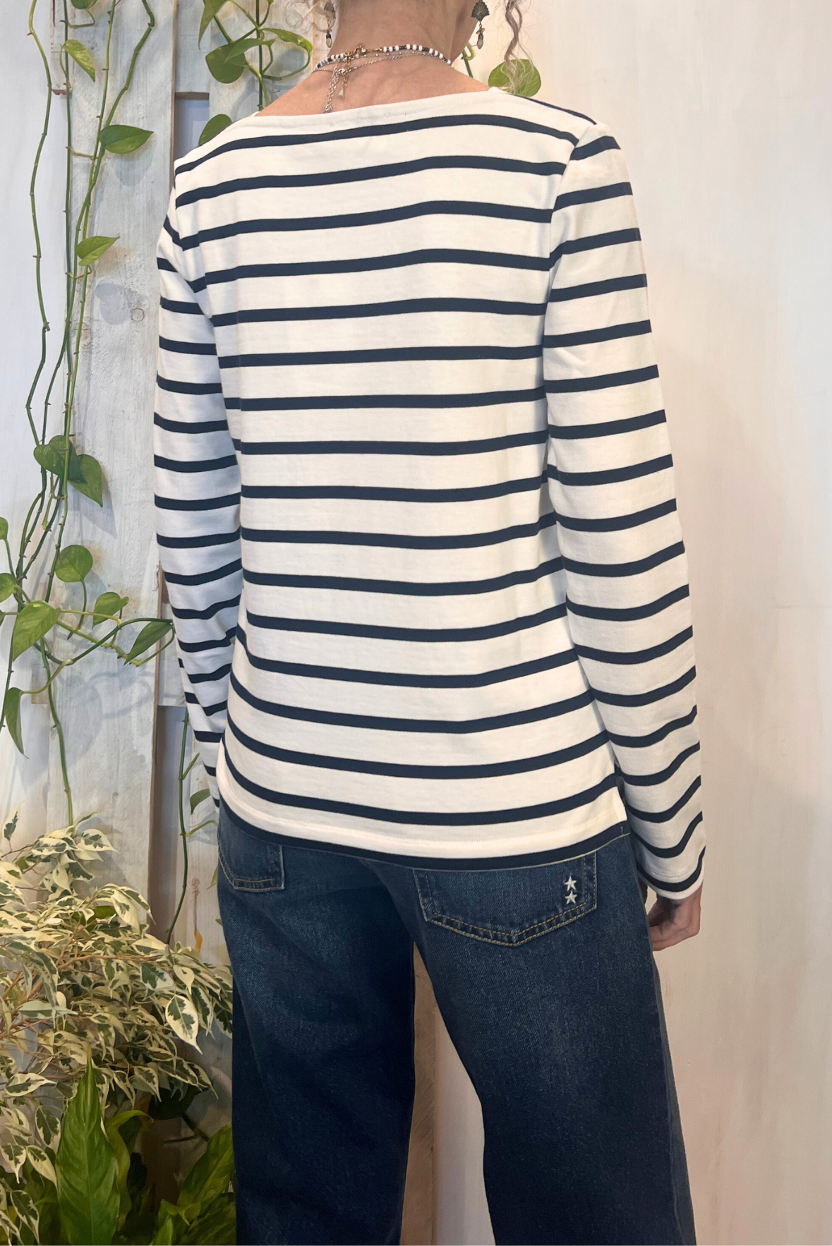 T-shirt barchetta a righe