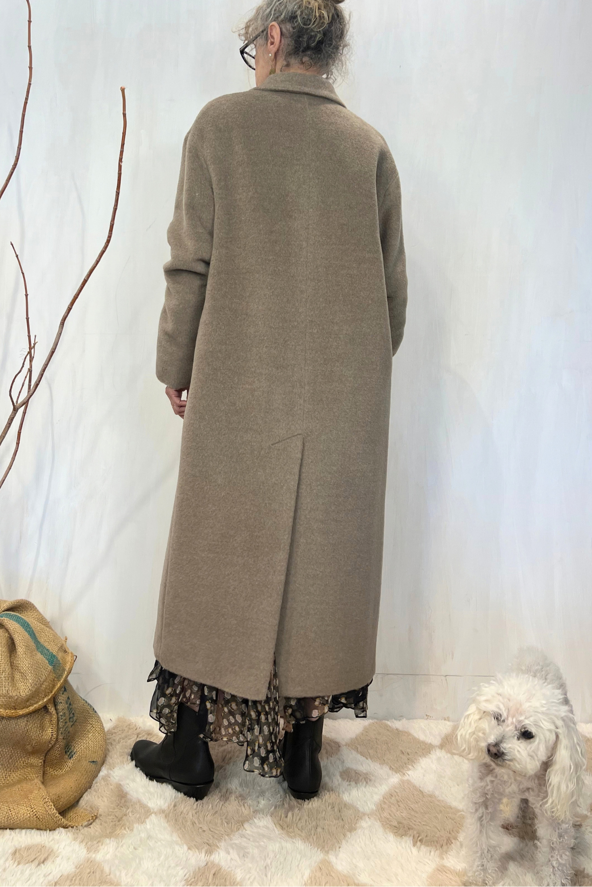 Cappotto Linden in alpaca over