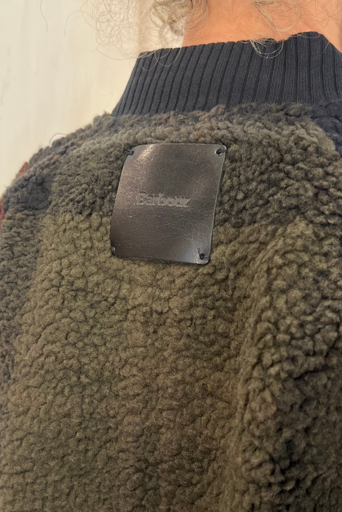 Bomber orsetto tartan