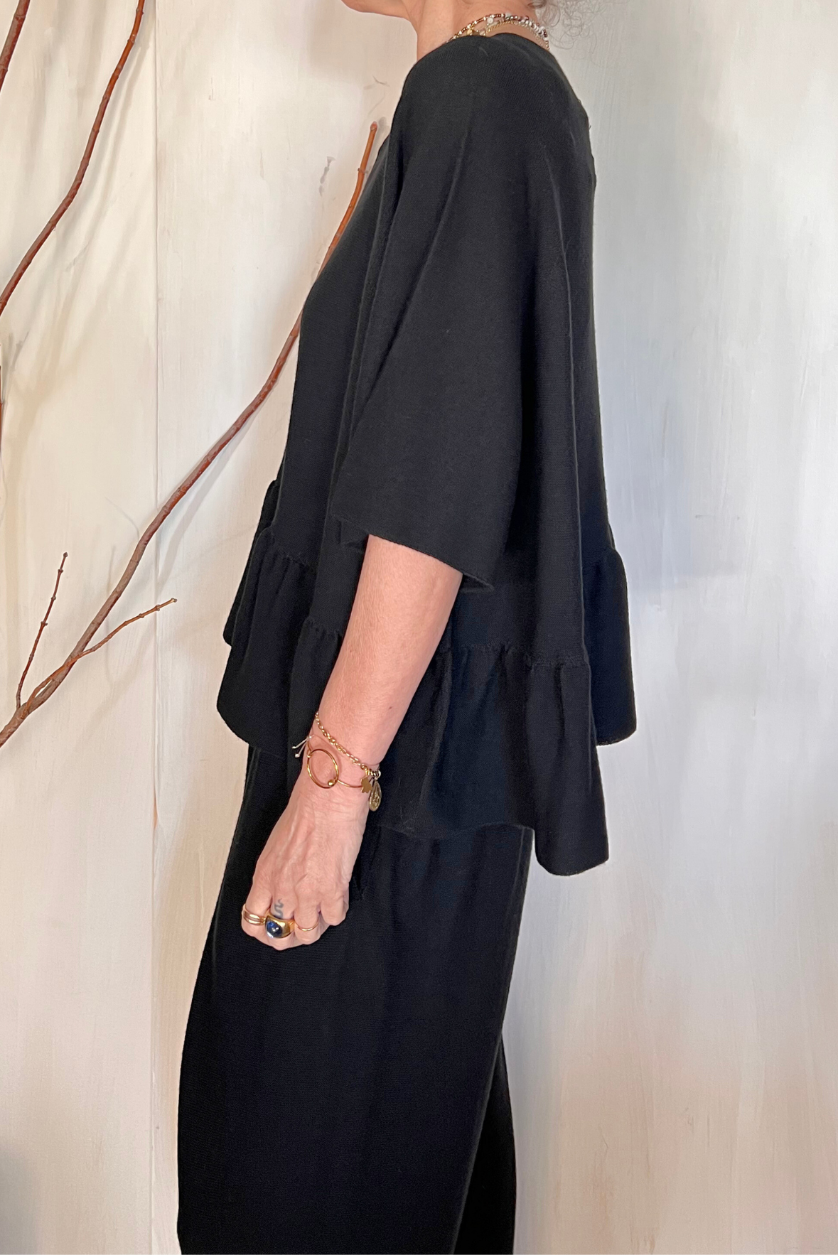 Maglia con rouches