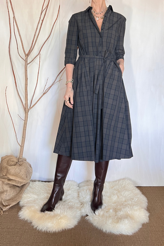 Abito lungo a fantasia