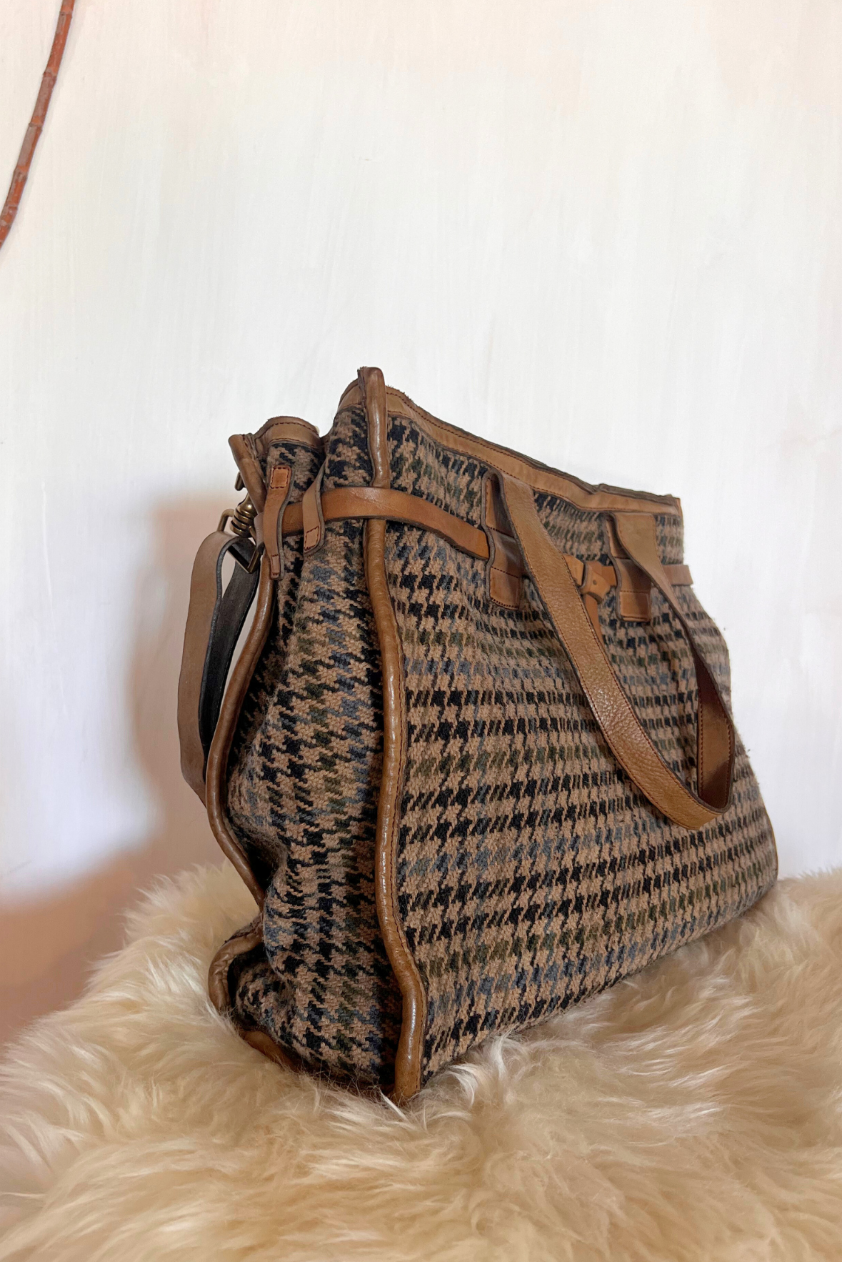 Shopper pied de poule