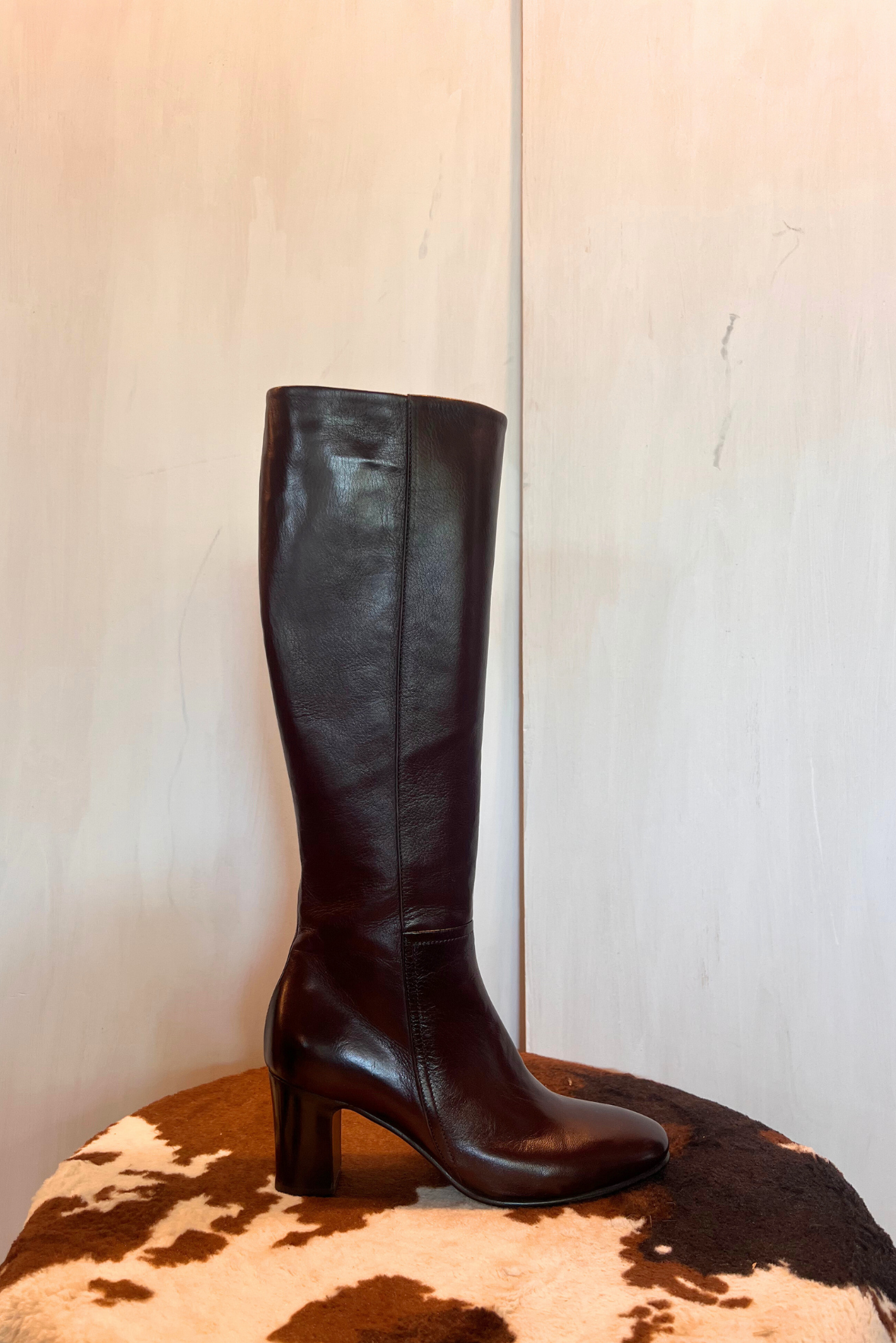 Stivale alto in pelle – Punto Vela