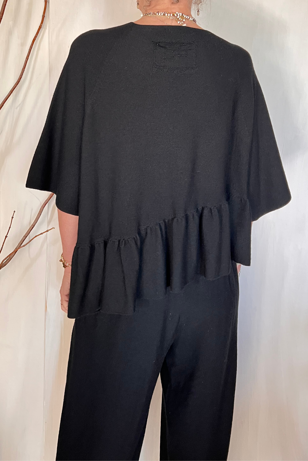Maglia con rouches