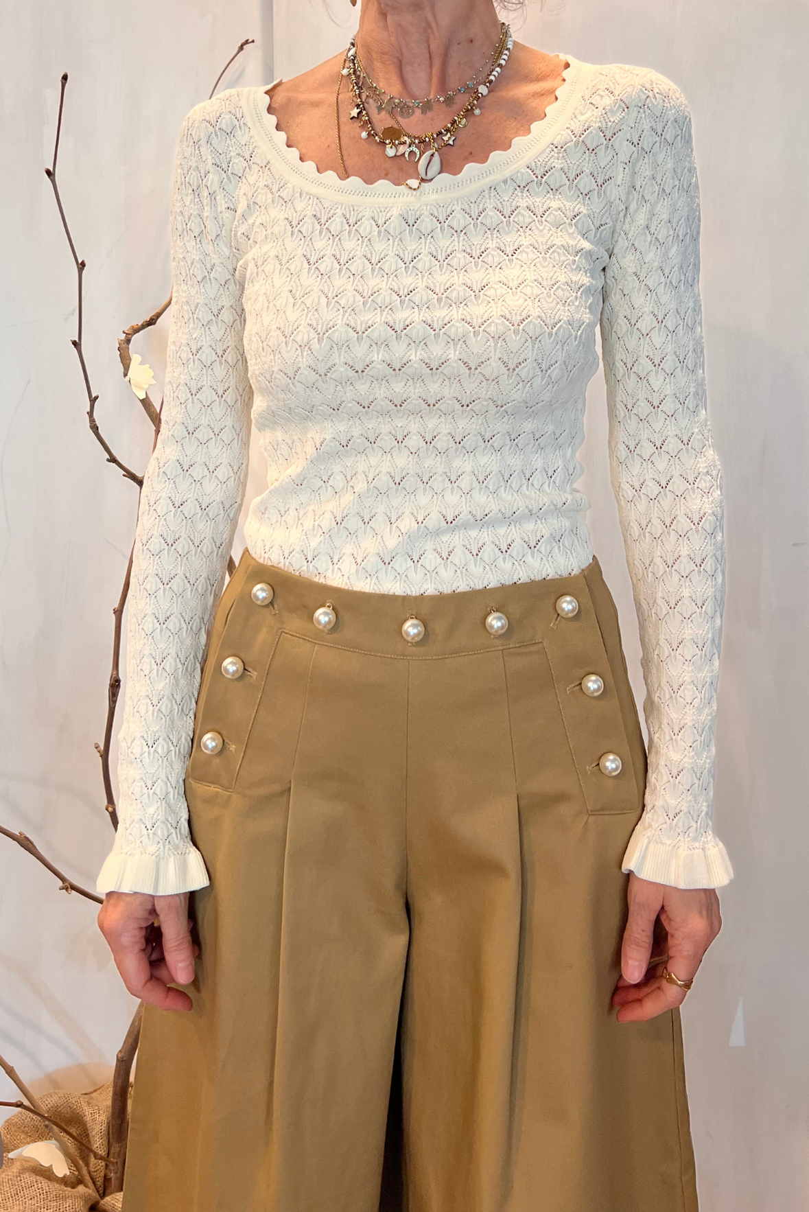Maglia in pizzo
