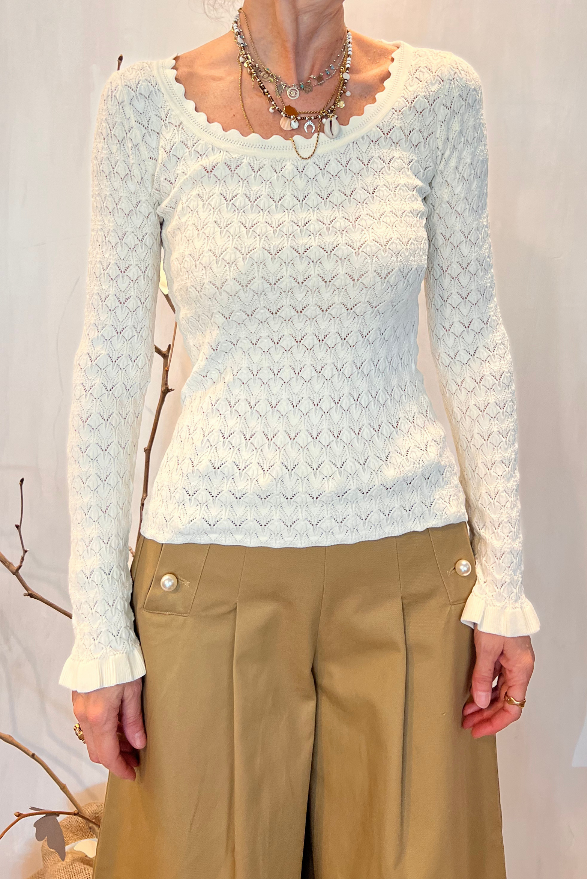Maglia in pizzo