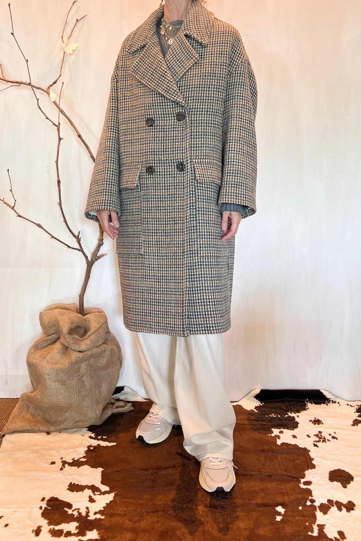 Cappotto over pied du poule