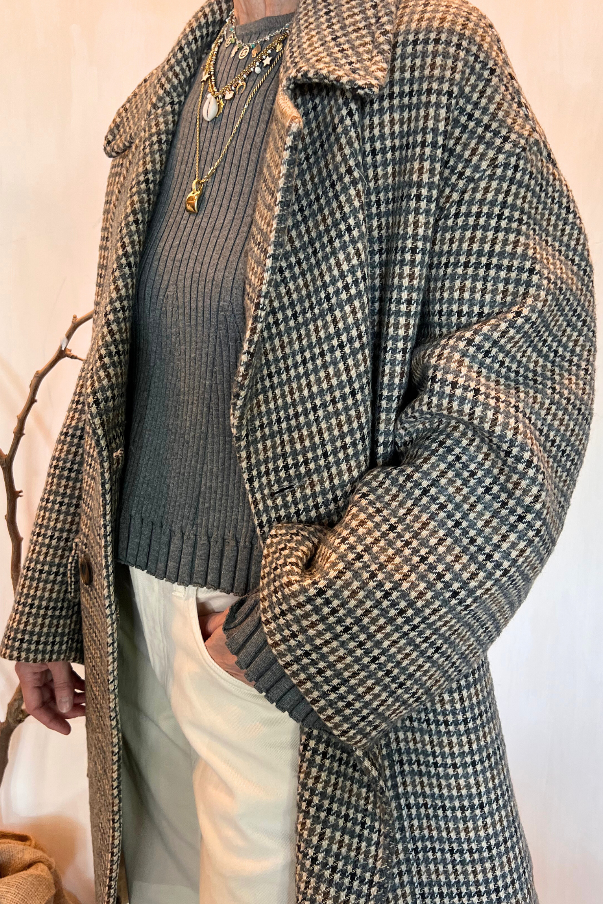 Cappotto over pied du poule