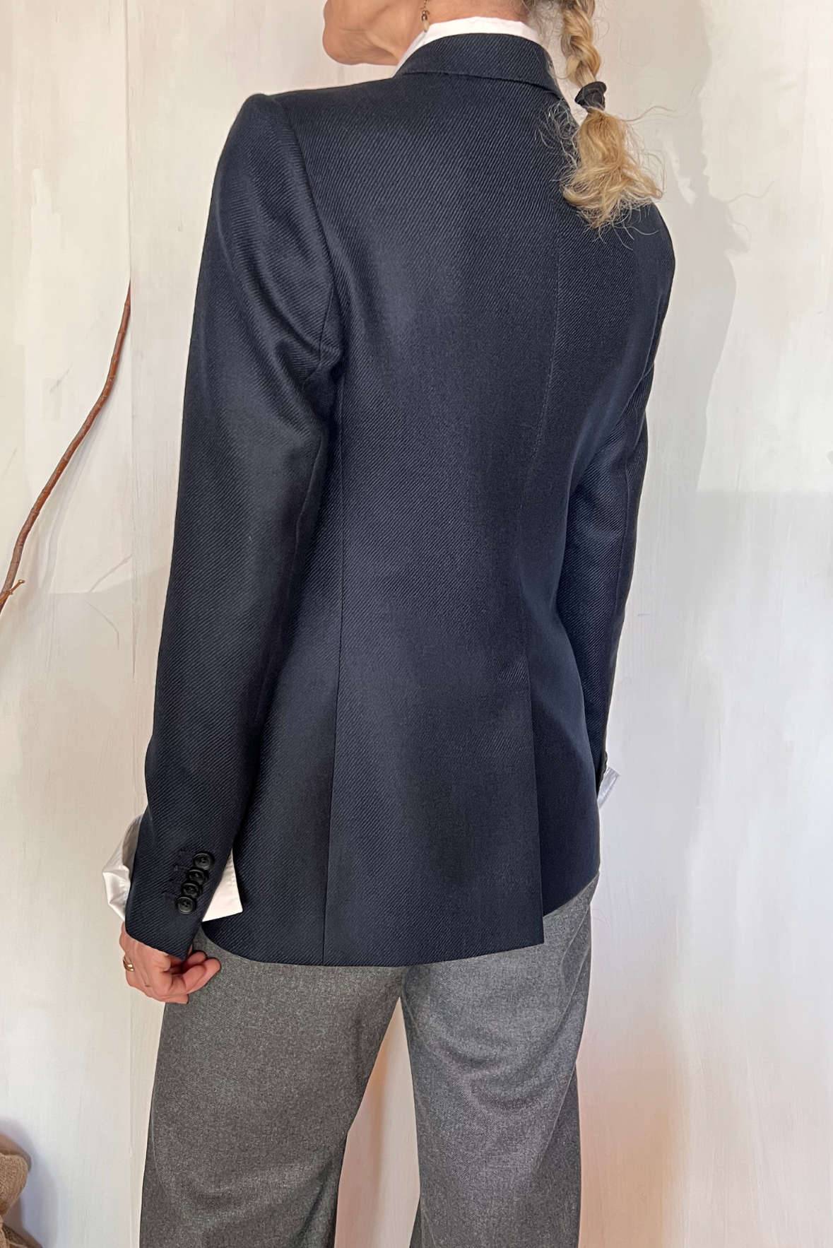 Blazer in lana a doppiopetto