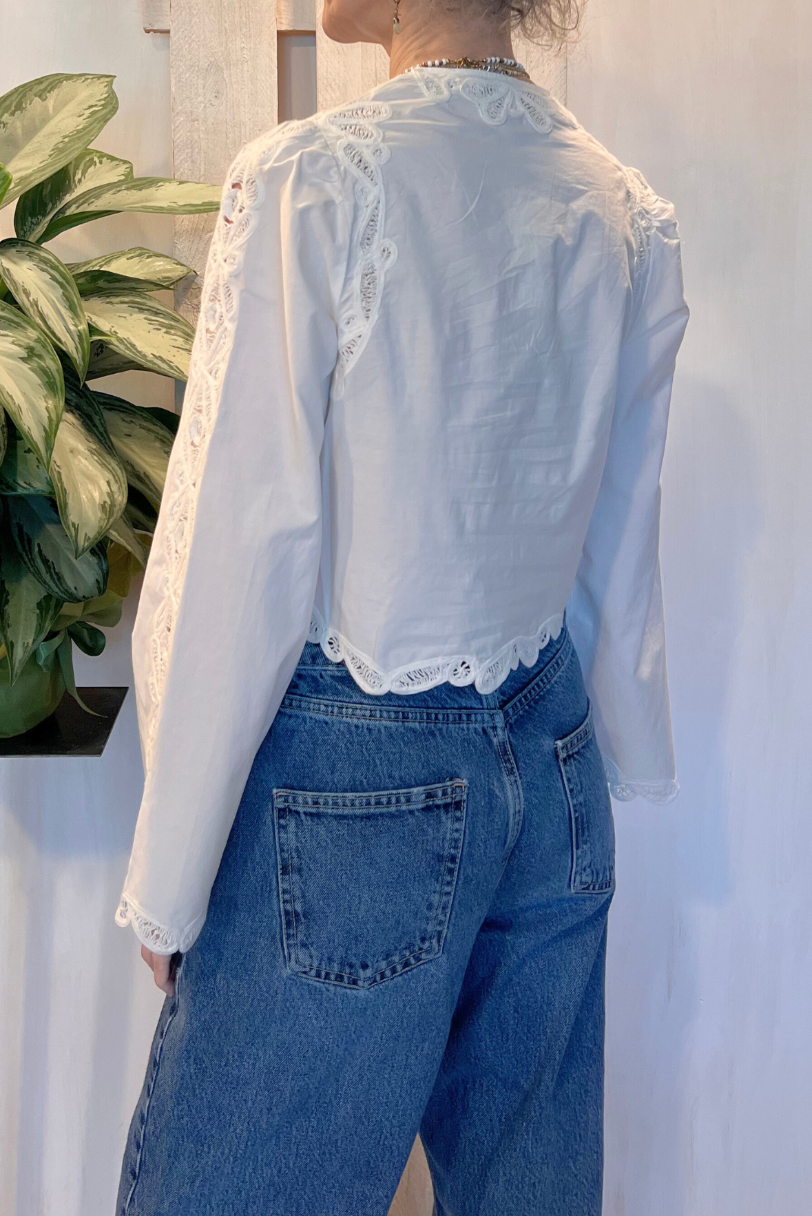 Camicia con ricami