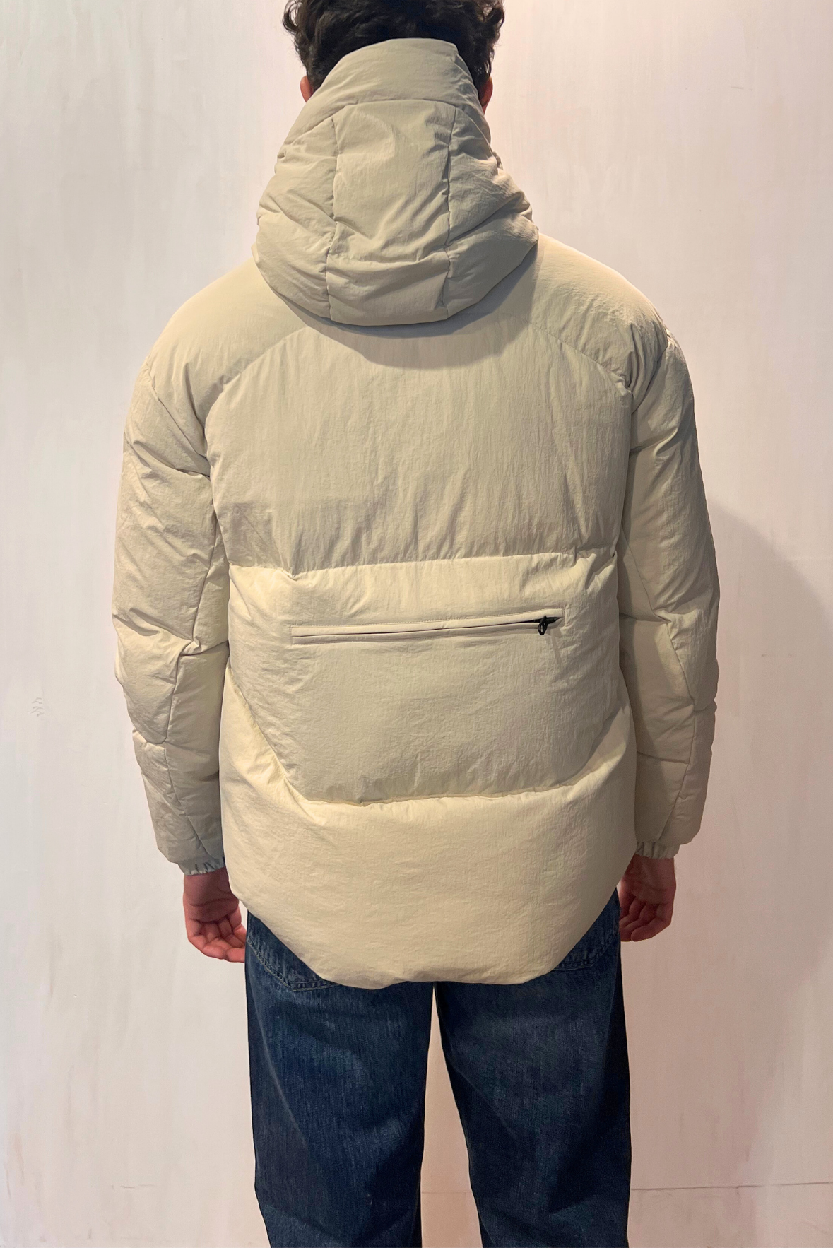 Piumino con cappuccio