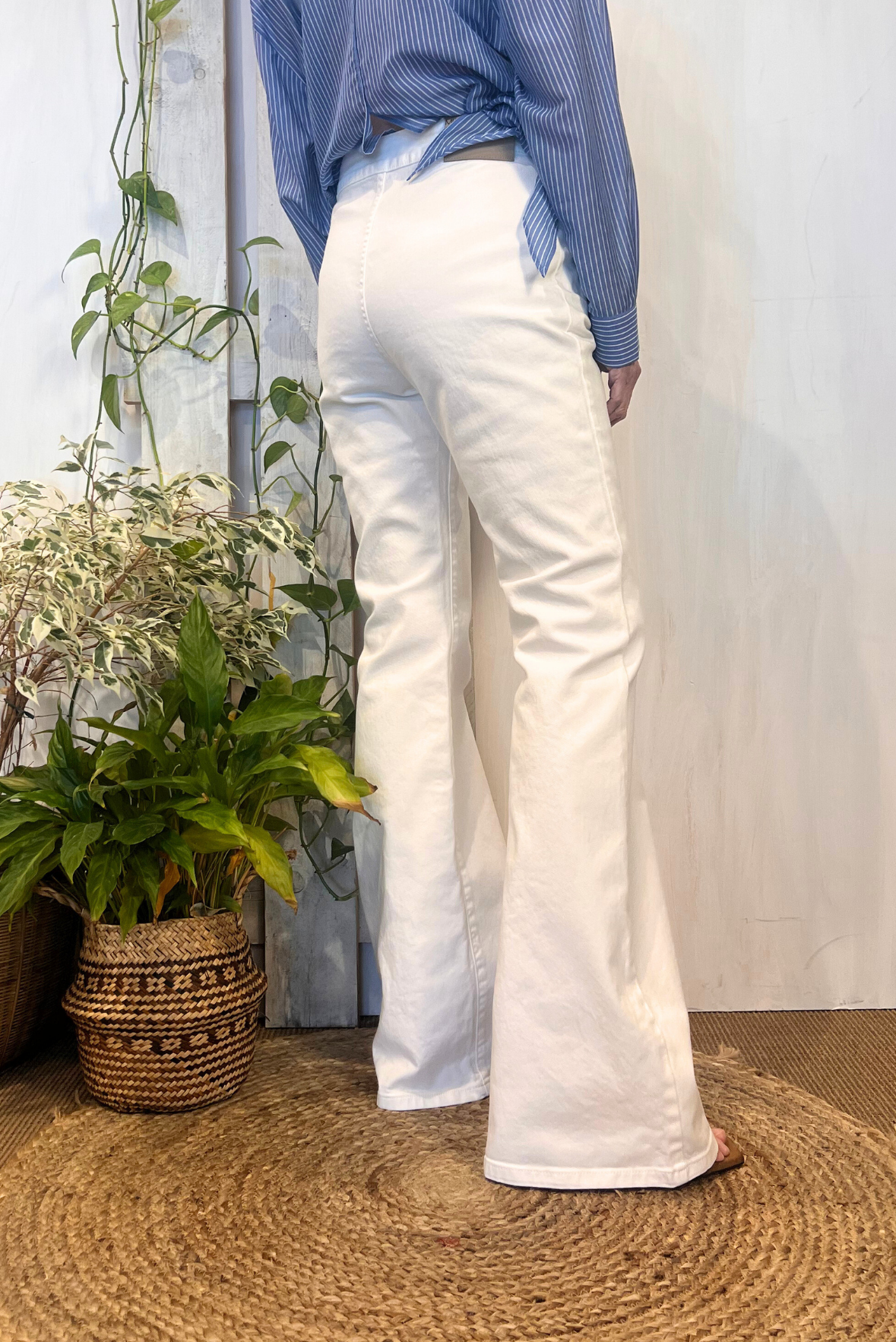 Jeans marine flare