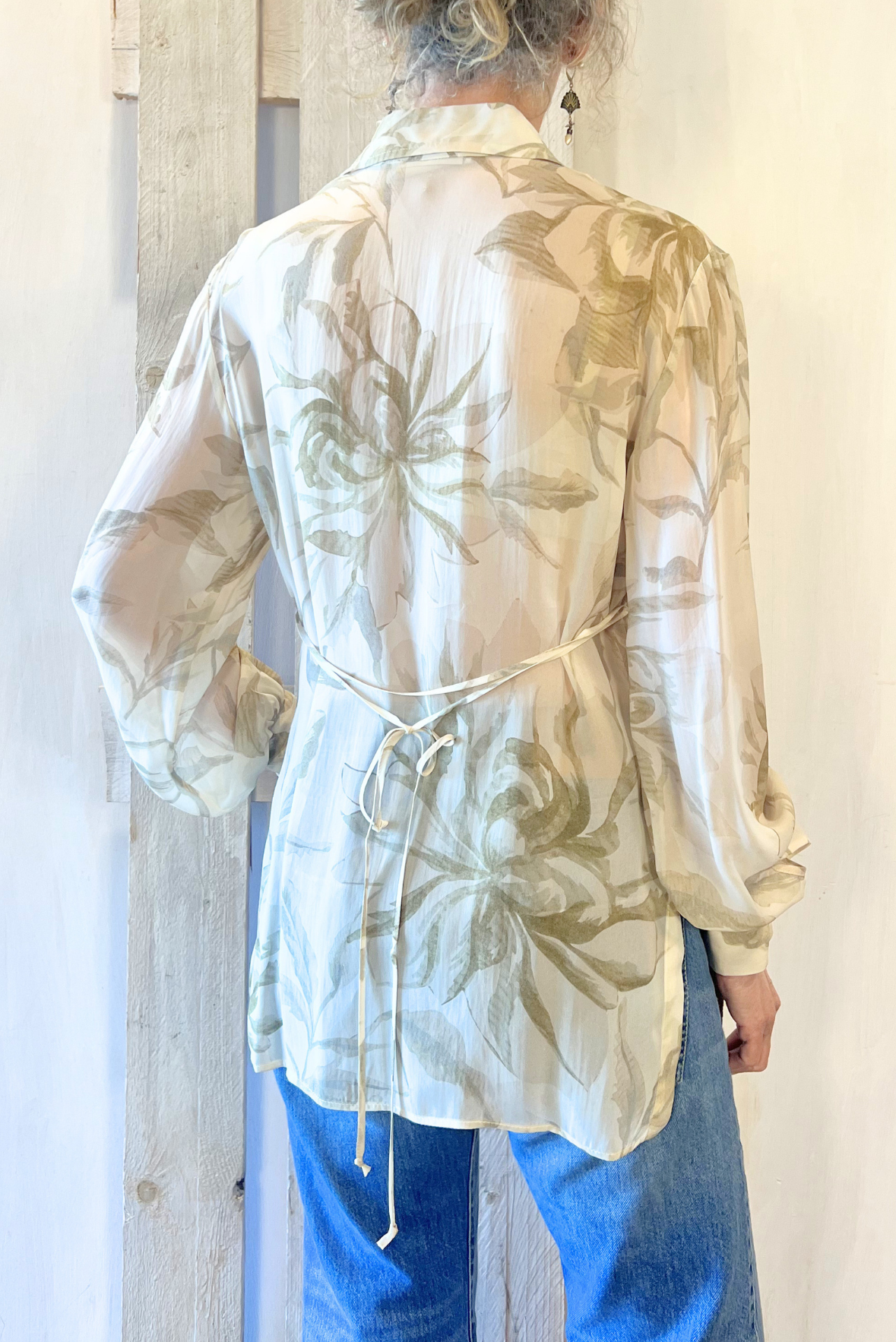 Camicia a fantasia floreale