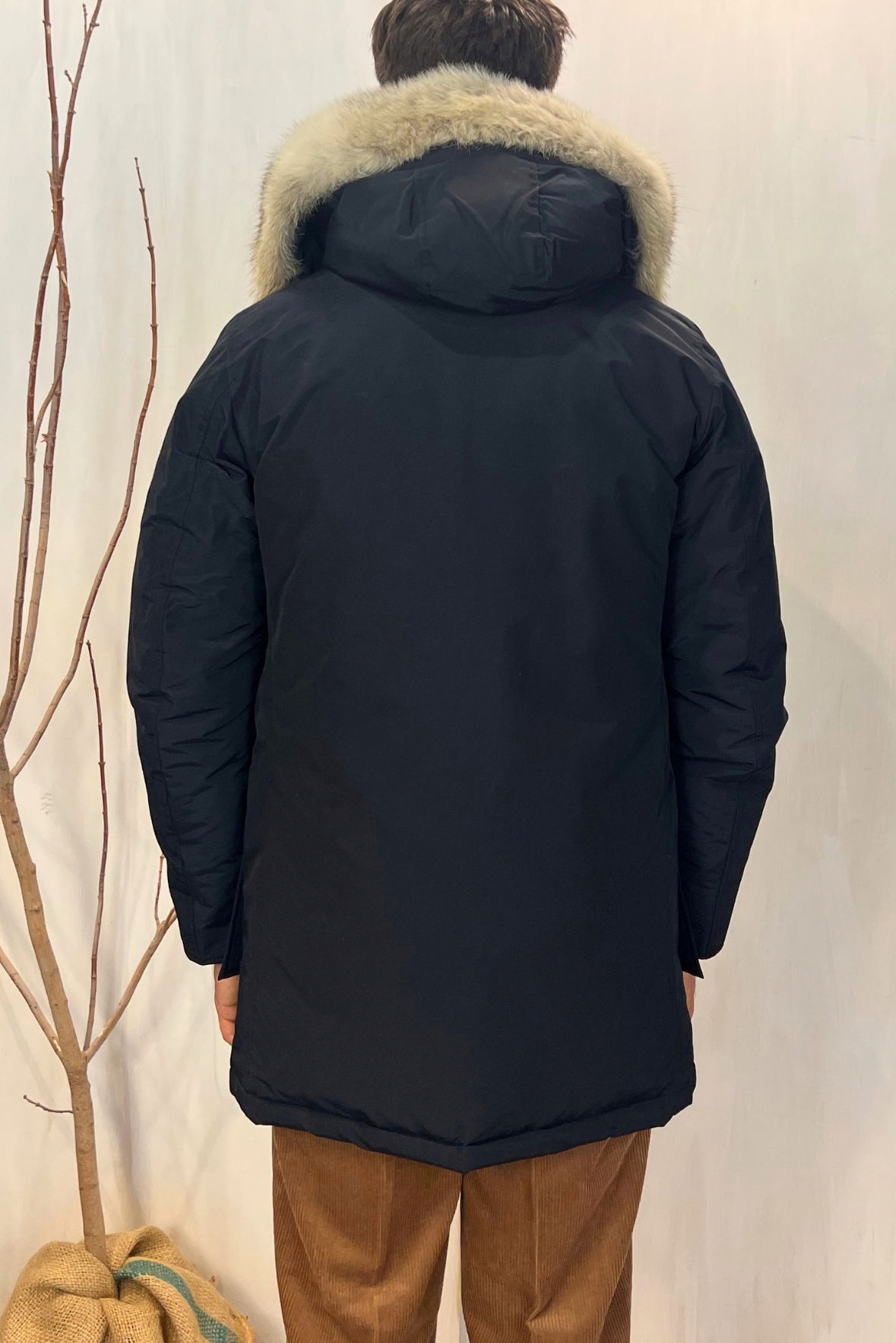 Arctic Parka in Ramar Cloth con pelliccia removibile