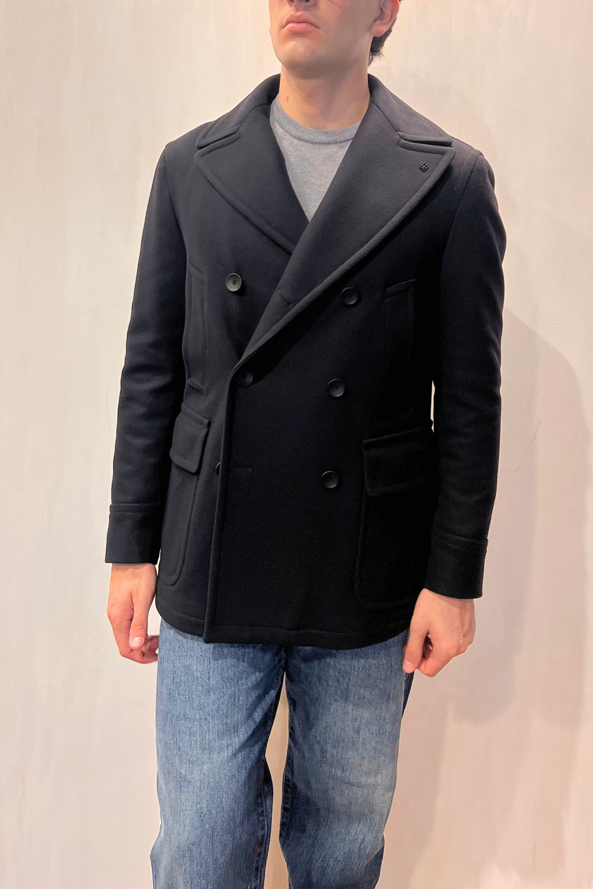 Peacoat lana e kashmir