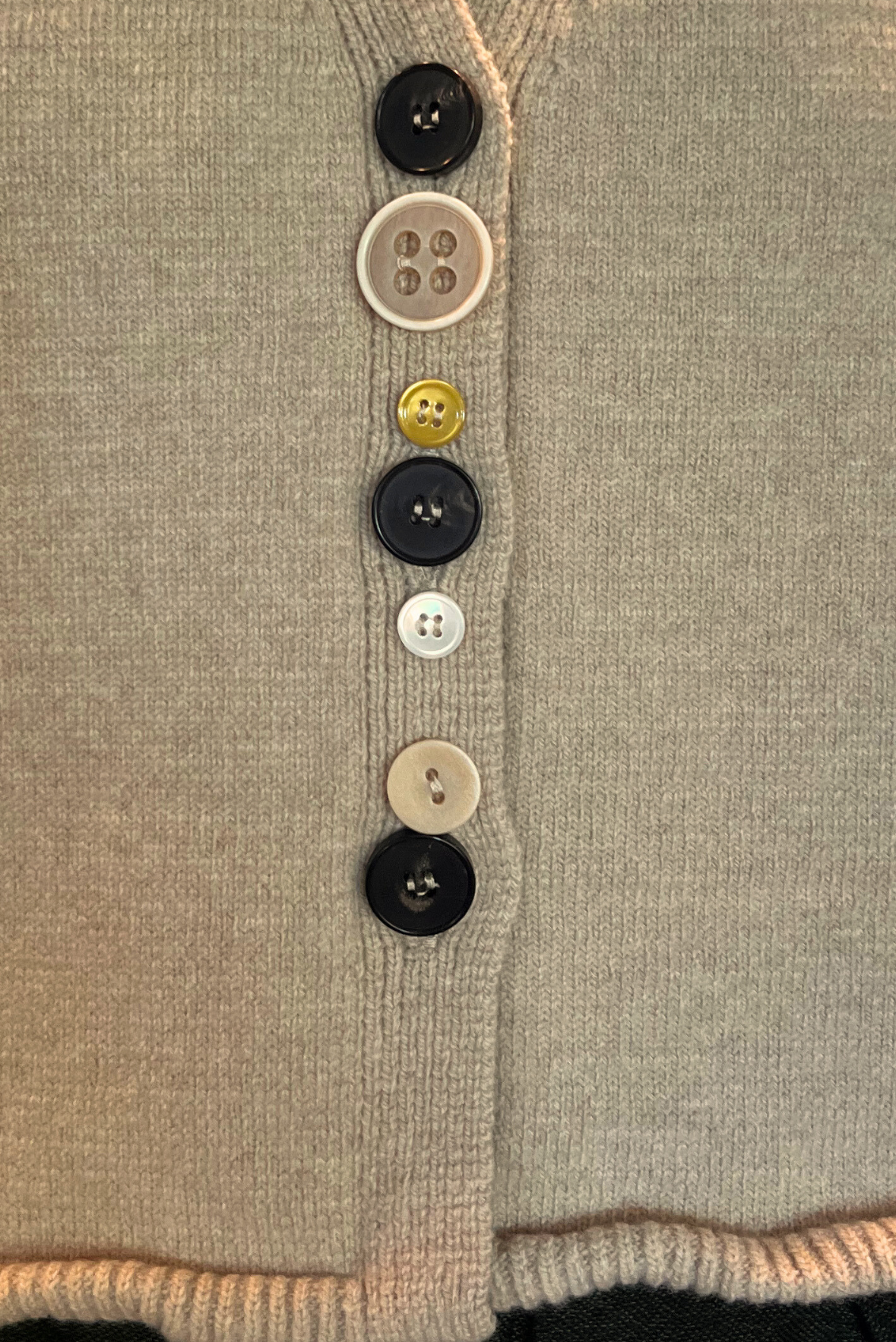 Gilet con bottoni