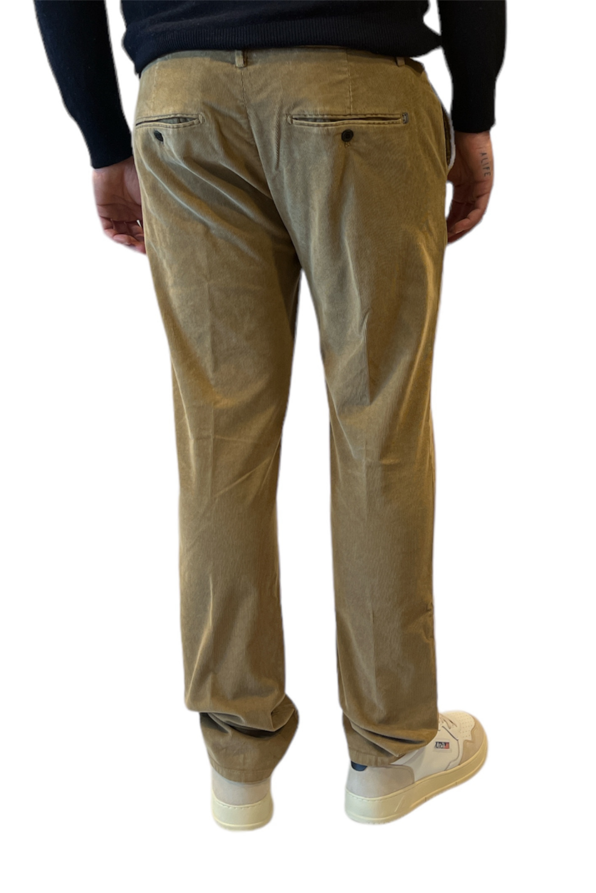 Pantalone chino velluto