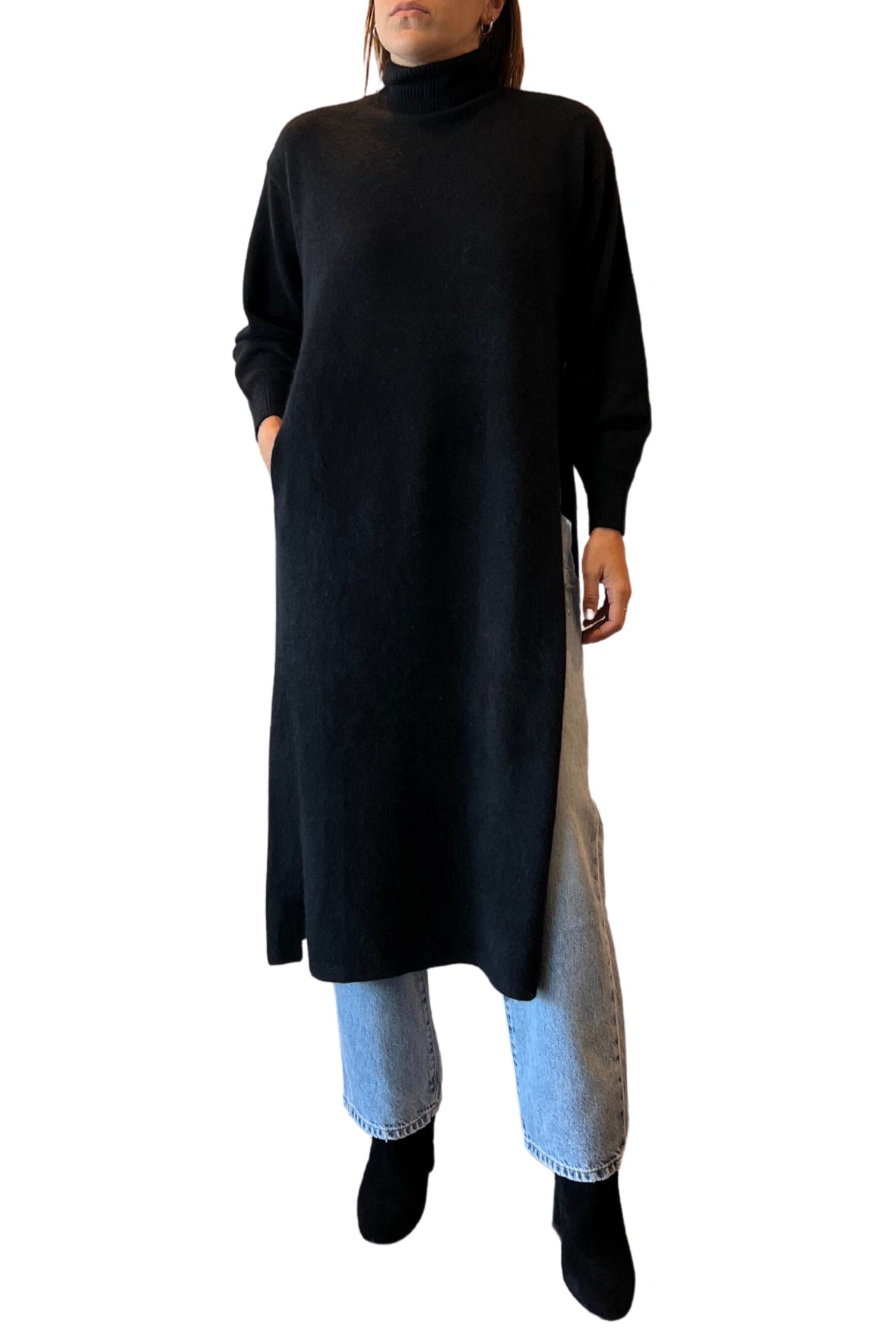 Abito maxi spacco