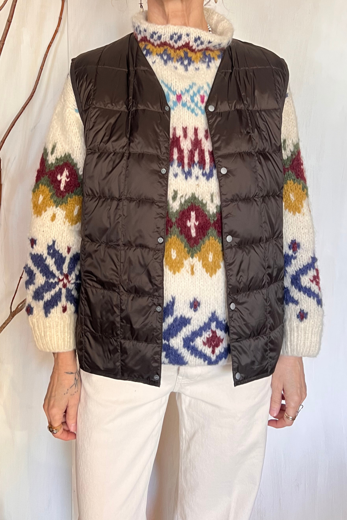 Gilet in piuma d'oca