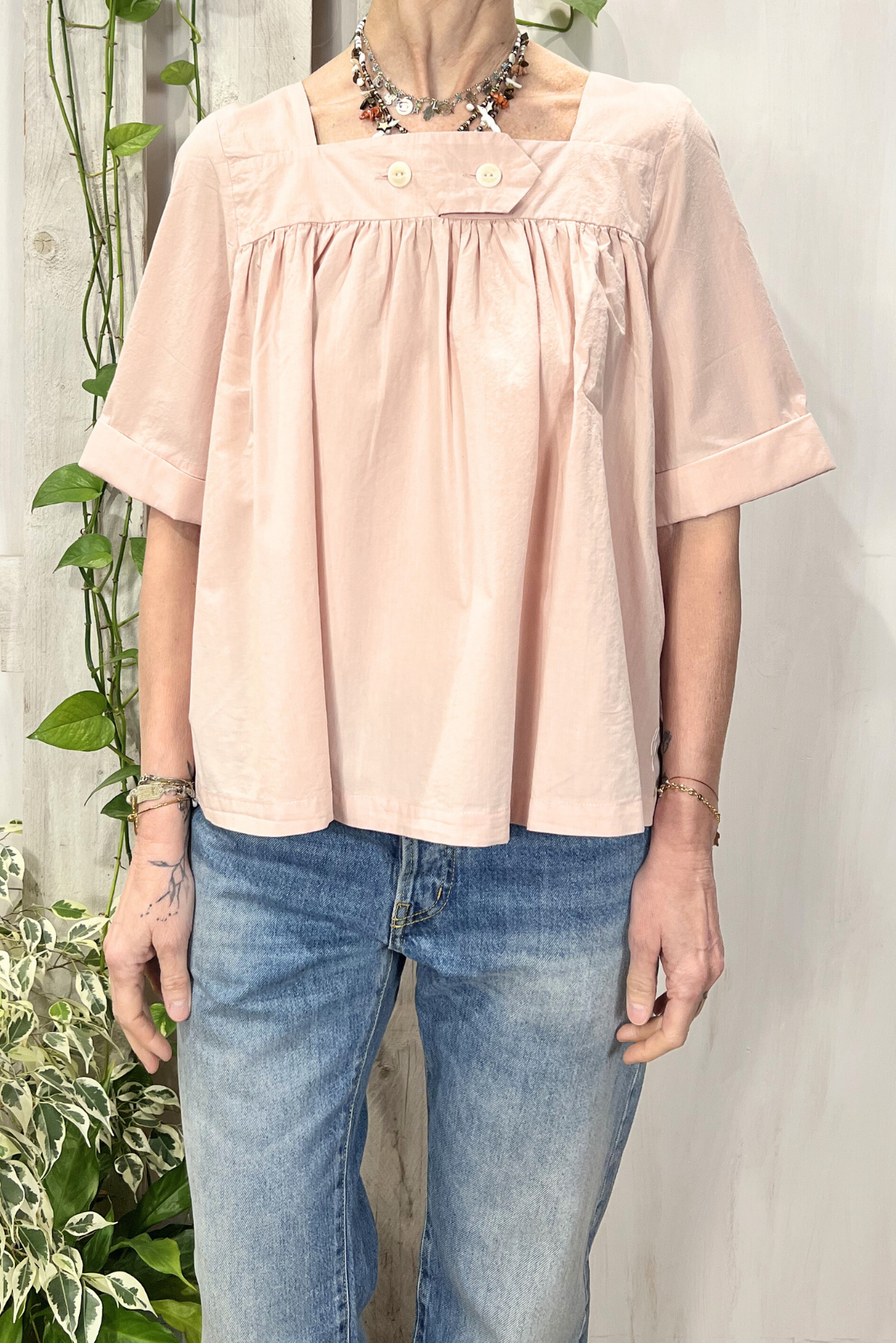 Blusa in chambry
