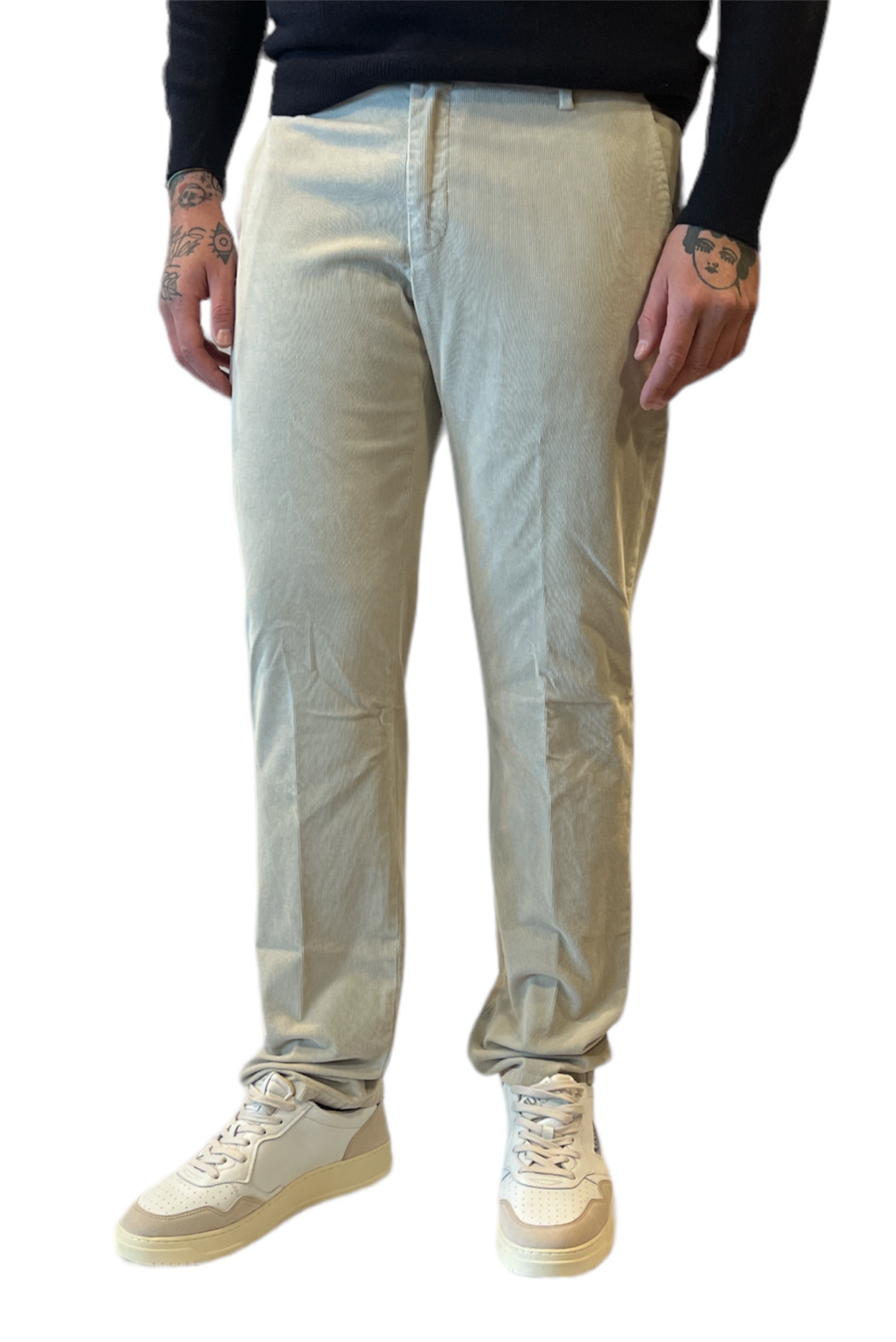 Pantalone chino velluto