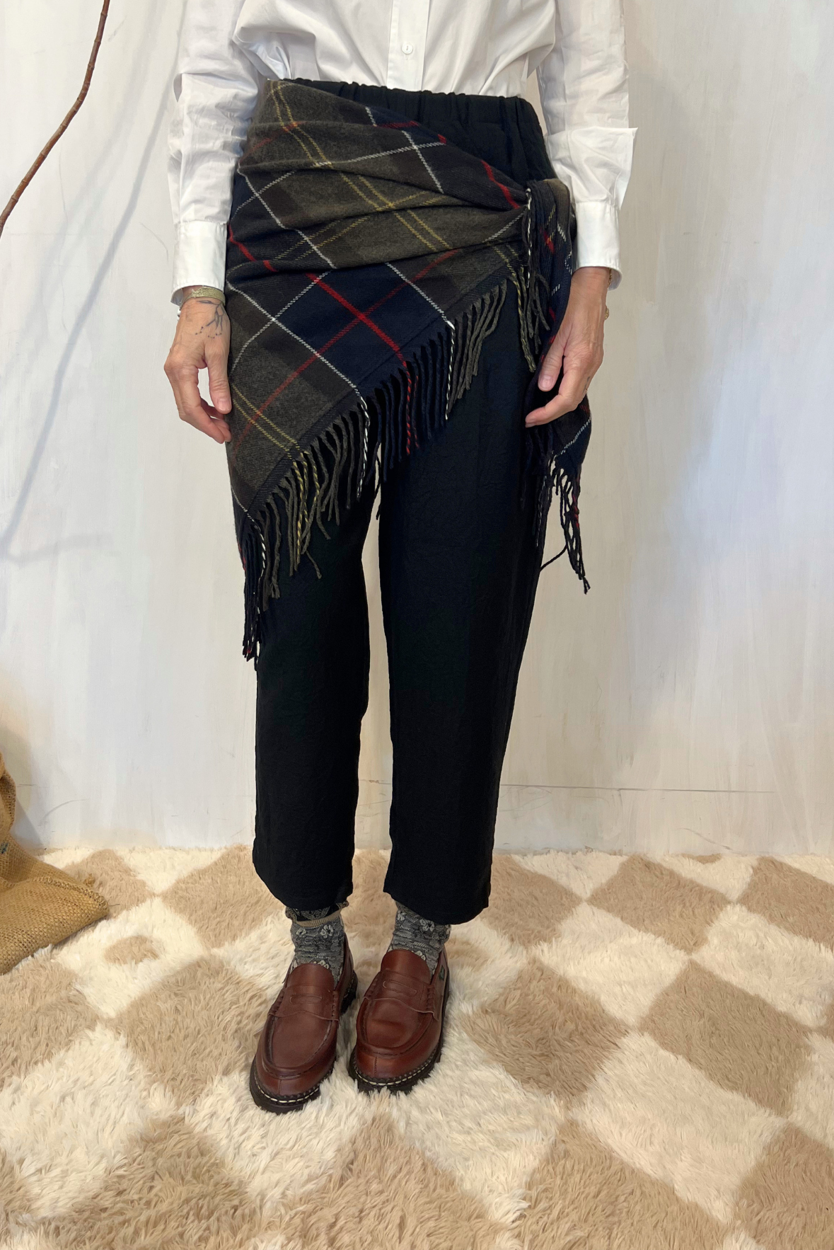 Sciarpa pareo tartan