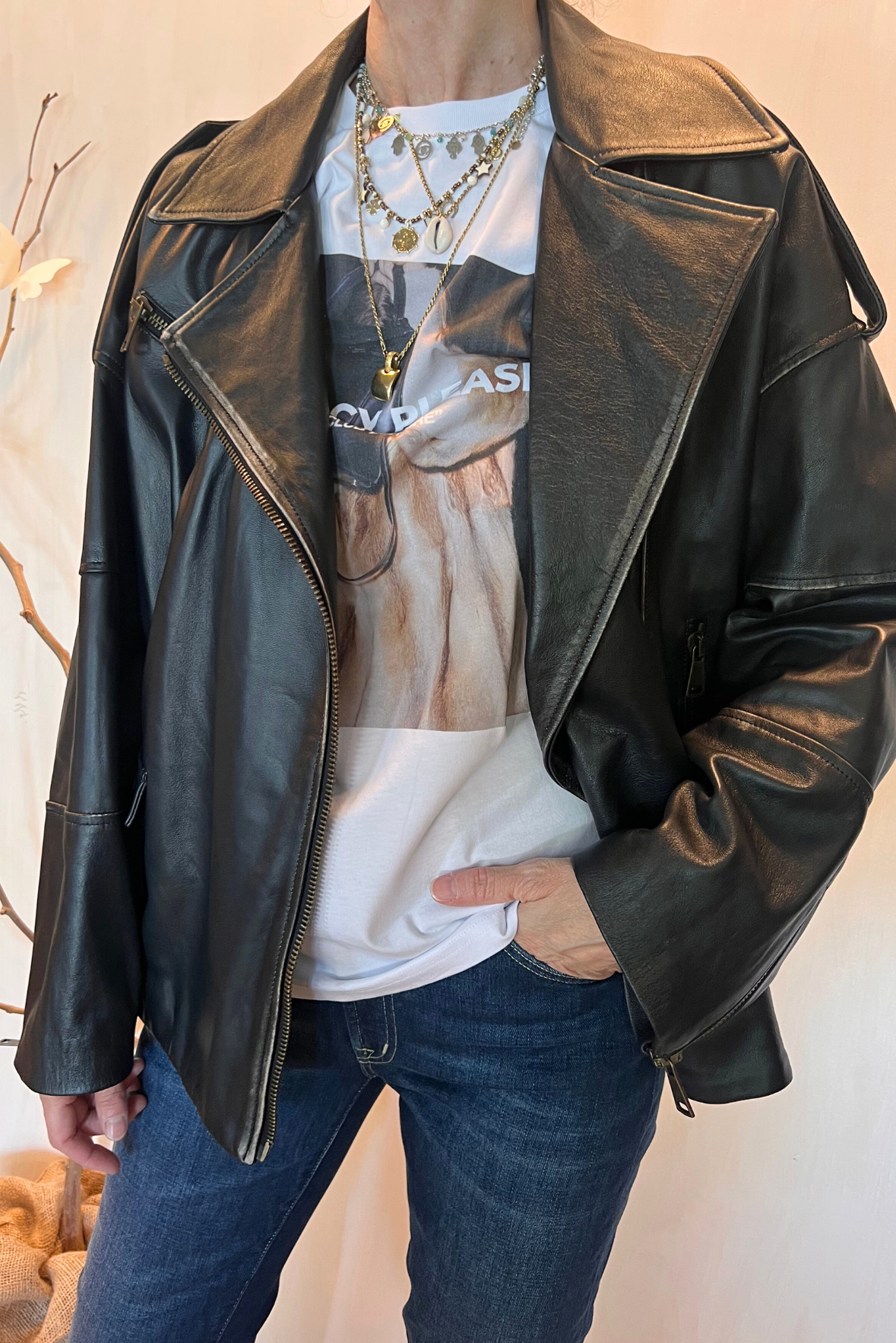 Biker 100% pelle