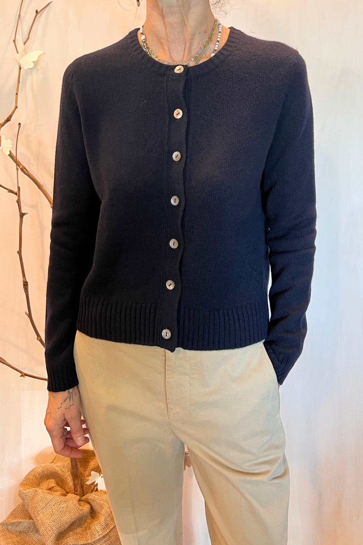 Cardigan in cashmere