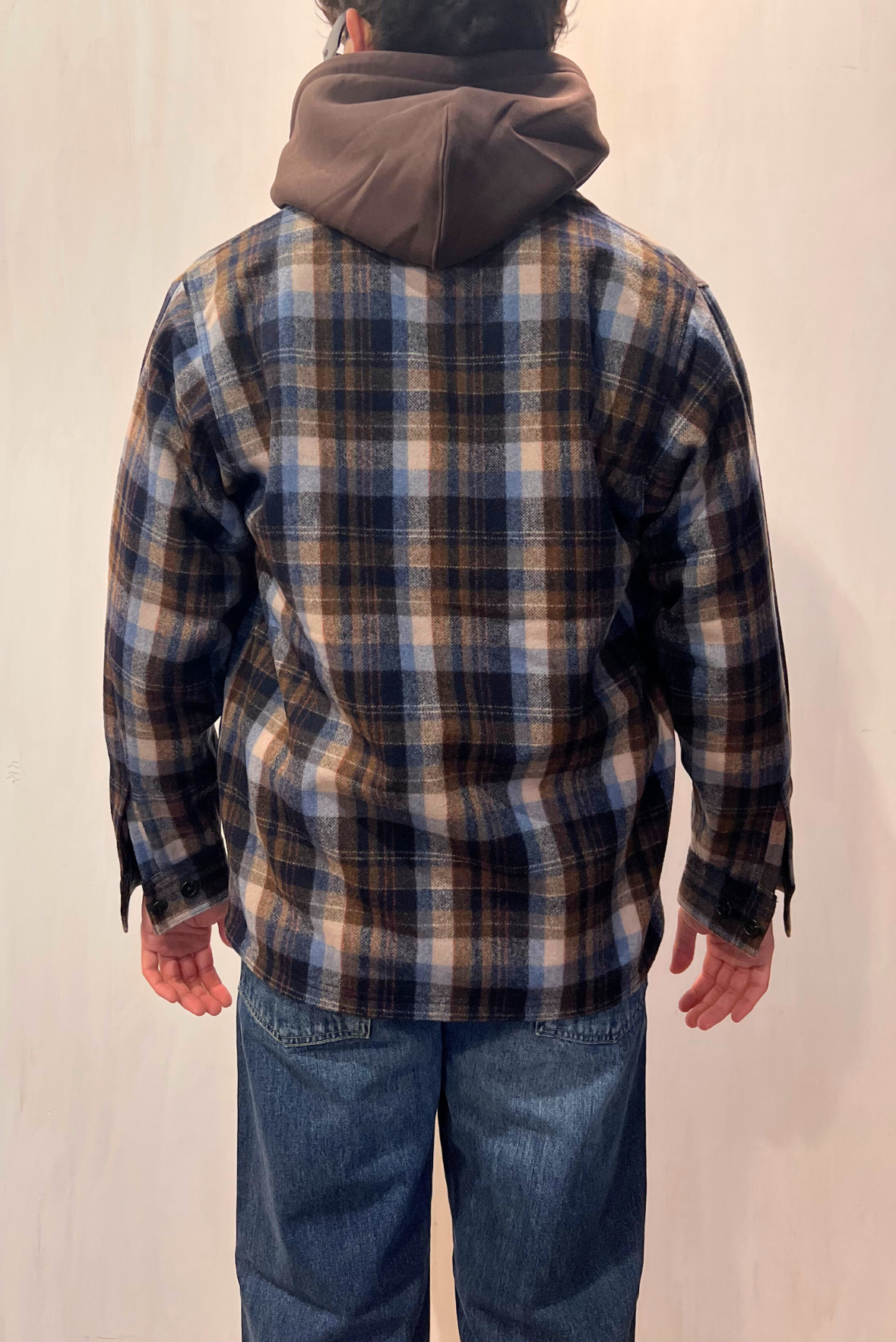 Sovracamicia check in lana