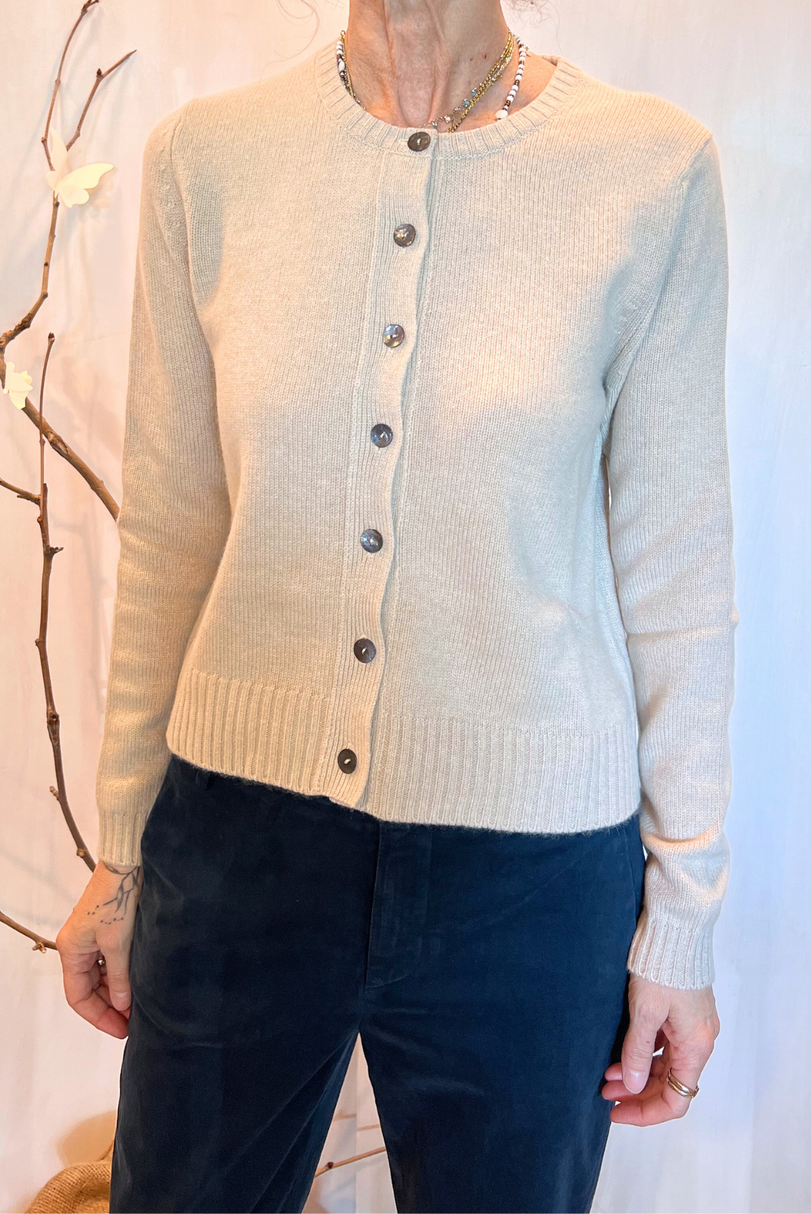 Cardigan in cashmere