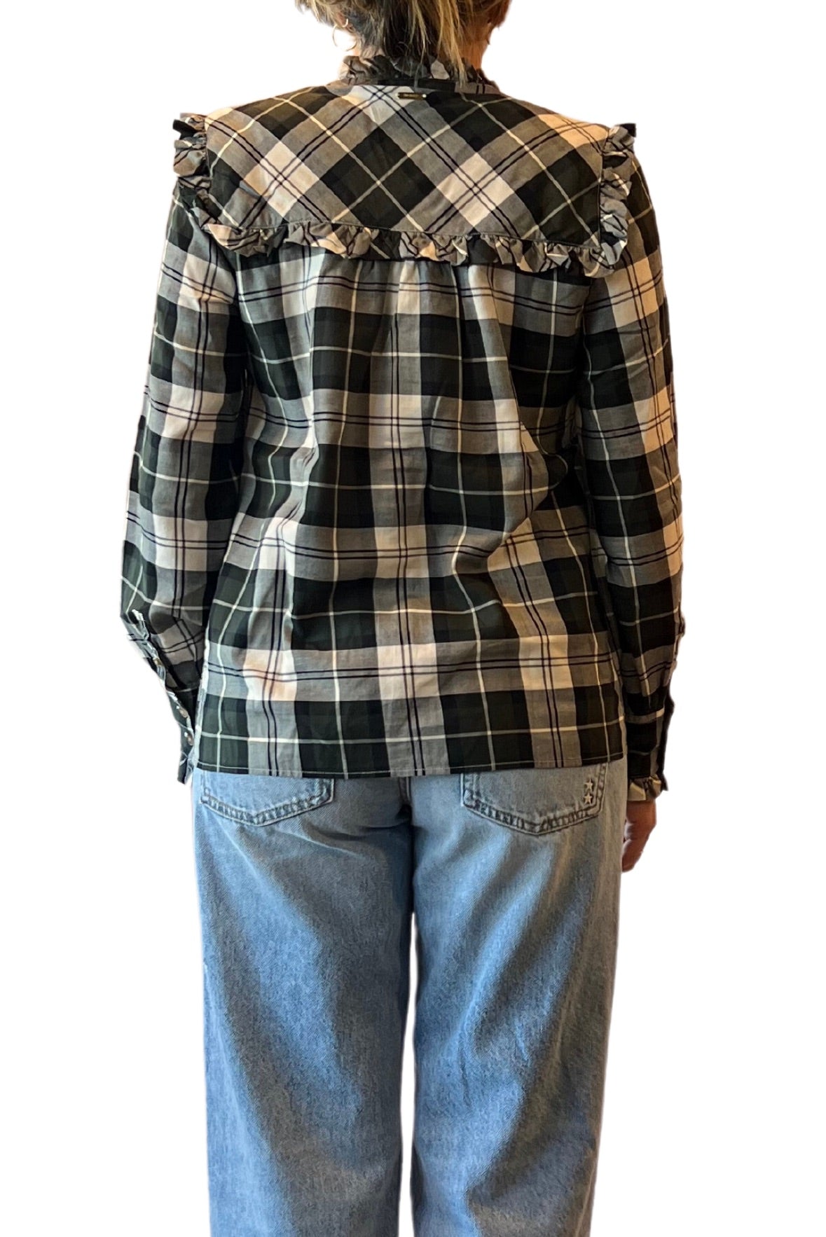 Camicia con rouches