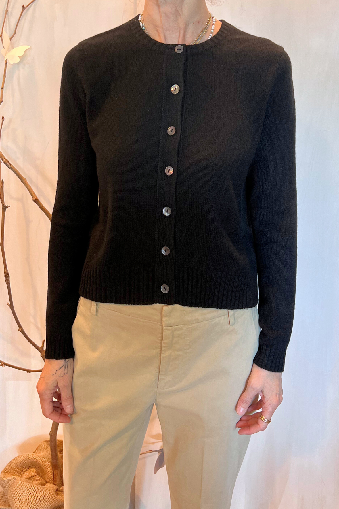 Cardigan in cashmere