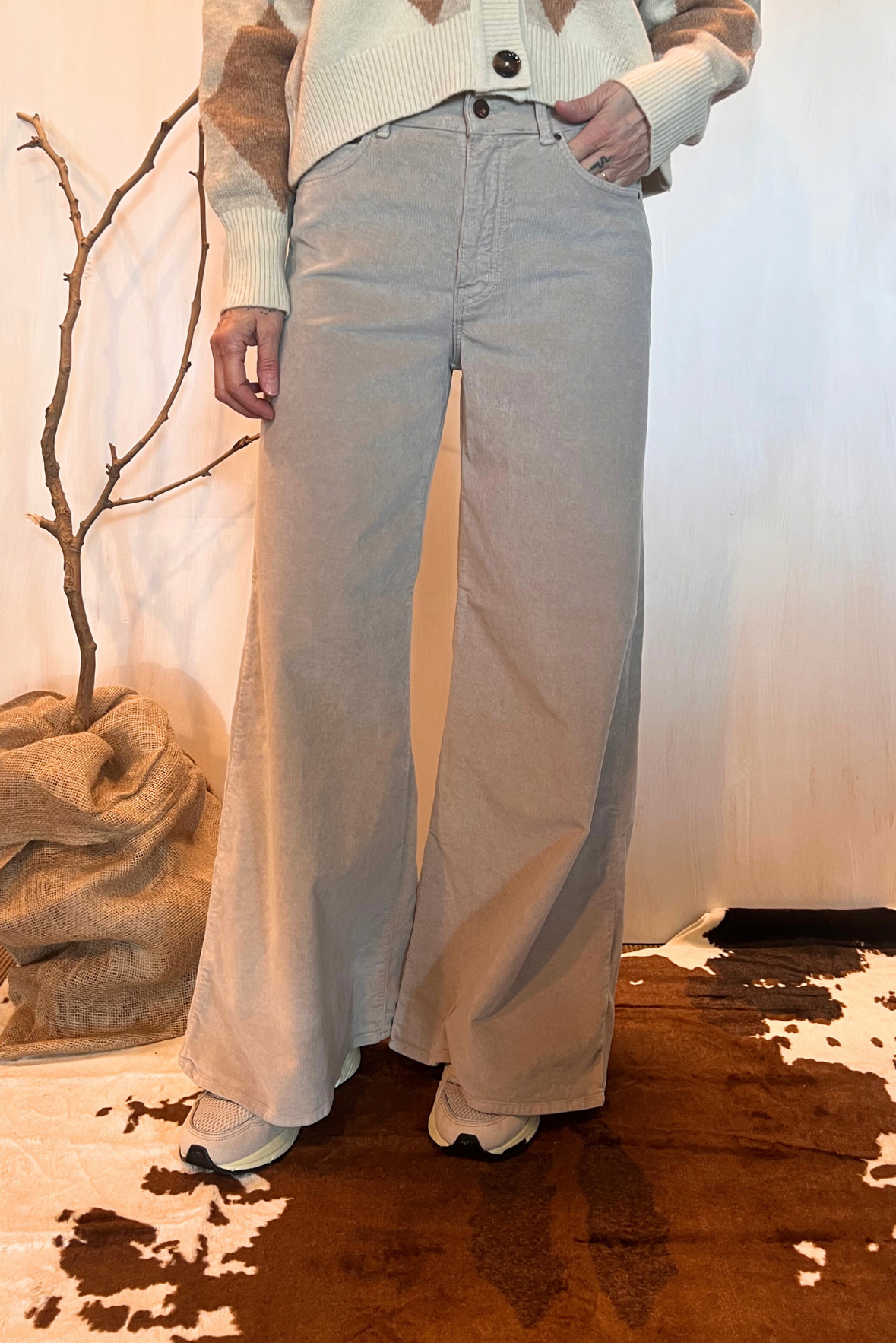 Pantalone in velluto