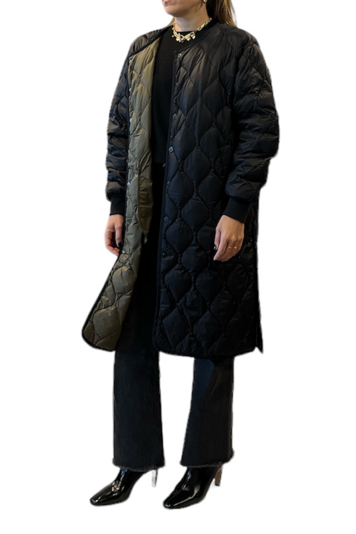 Bomber lungo imbottito