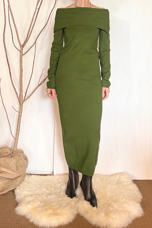 Abito lungo in maglia