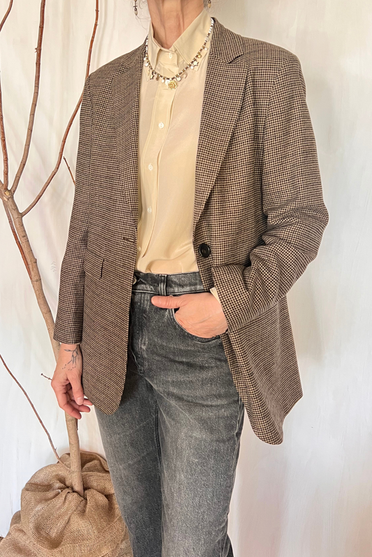 Blazer pied de poule