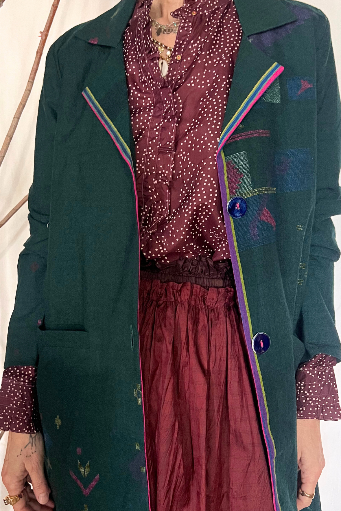 Cappotto lana e seta