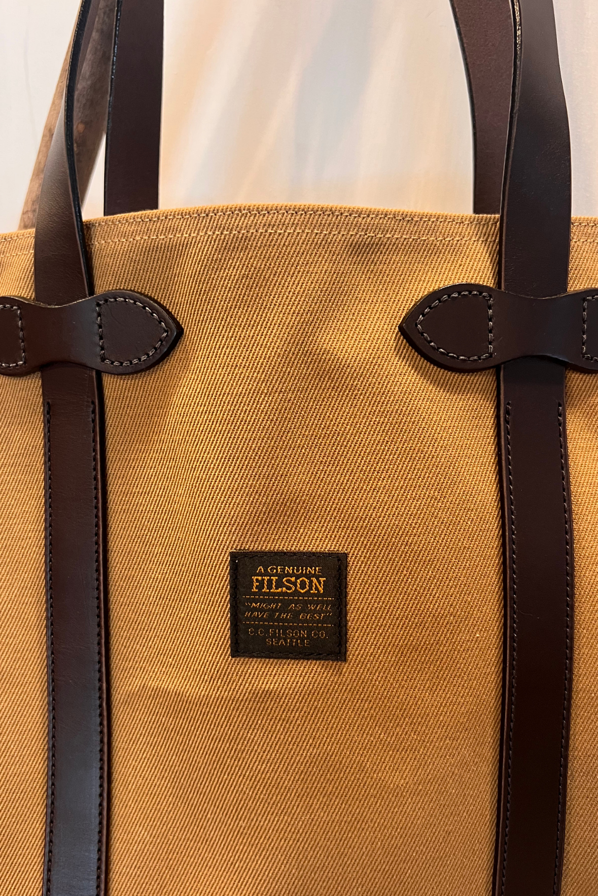 Maxi tote dettagli pelle