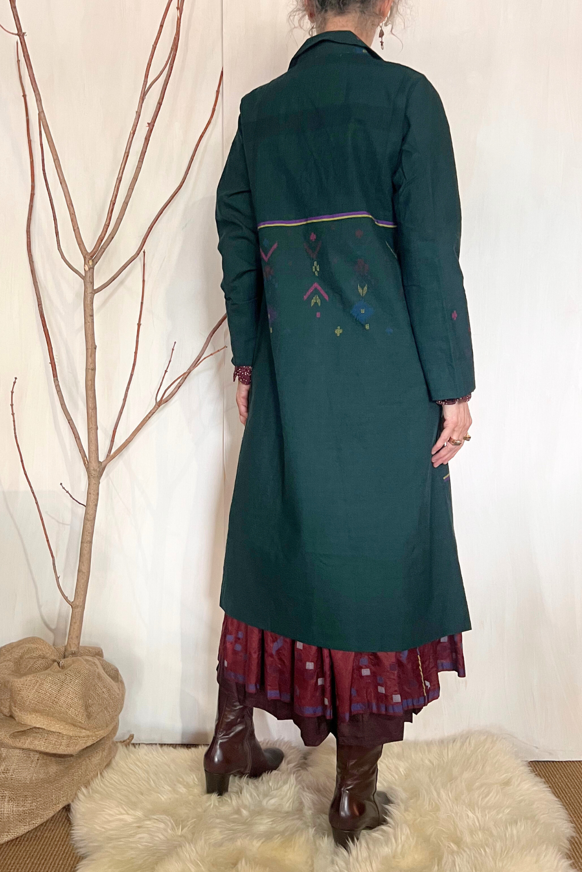 Cappotto lana e seta