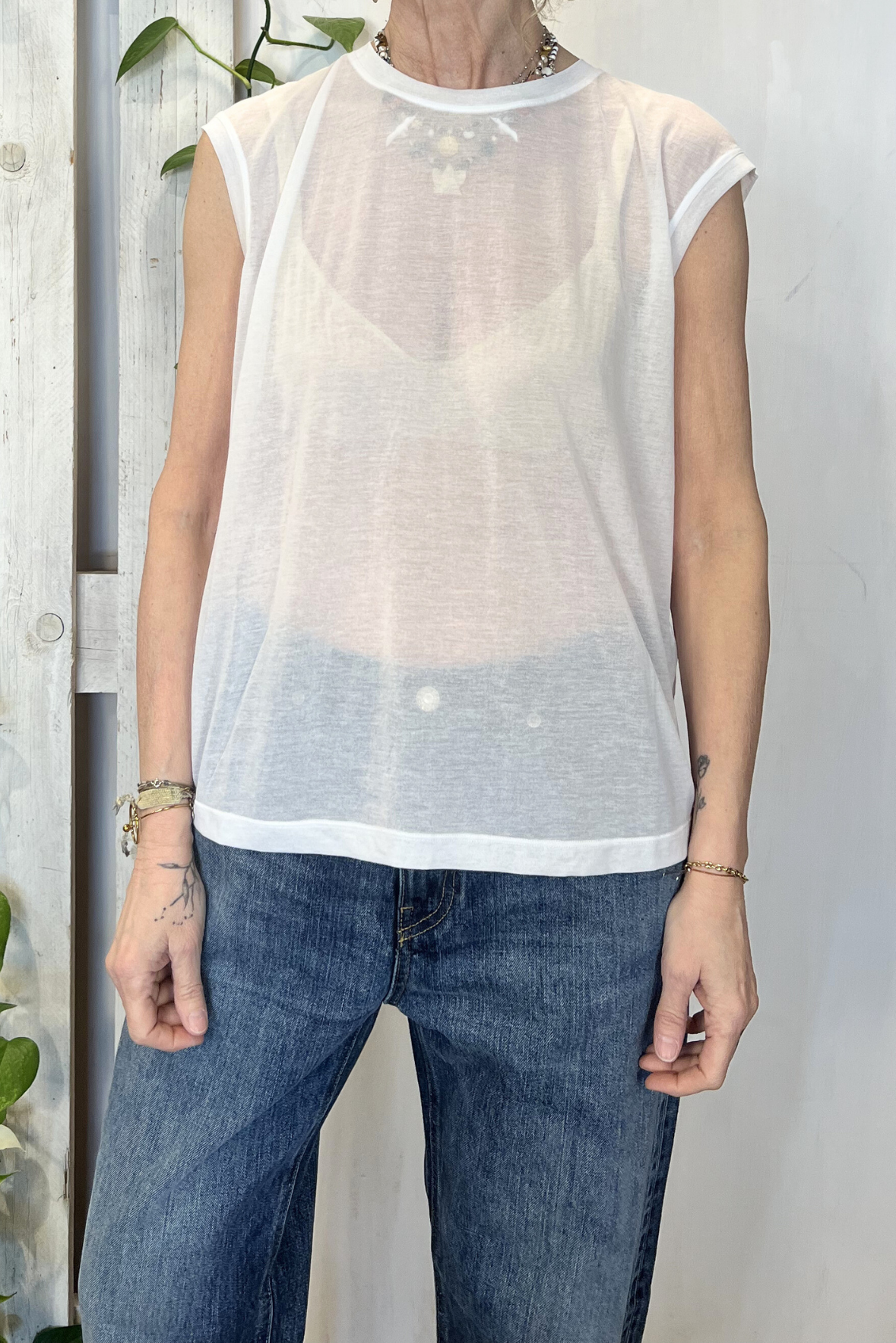 Canottiera in cotone
