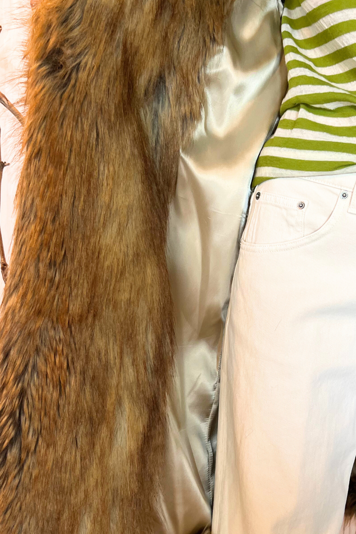Eco pelliccia volpe
