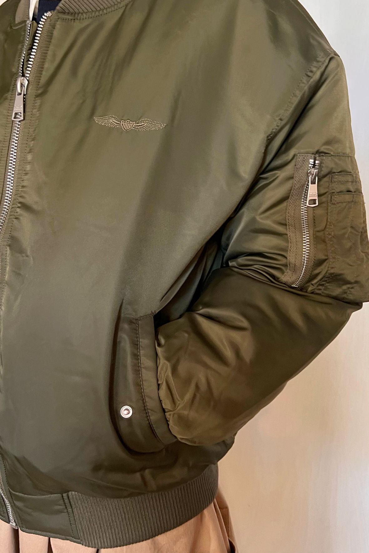 Bomber over