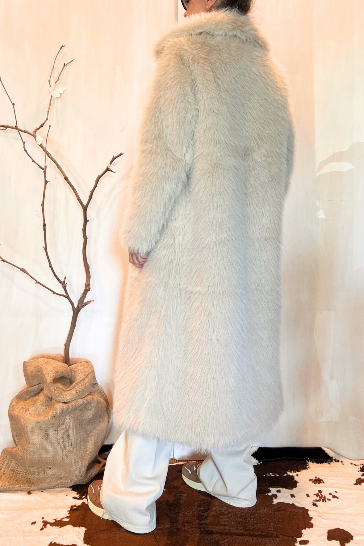 Cappotto in ecopelliccia